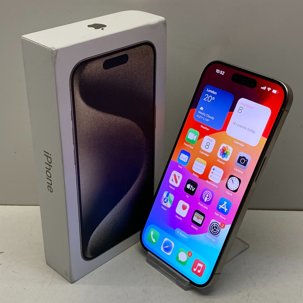 Pre-owned Apple iPhone 15 Pro Unlocked Model A3102 128GB in Natural ...